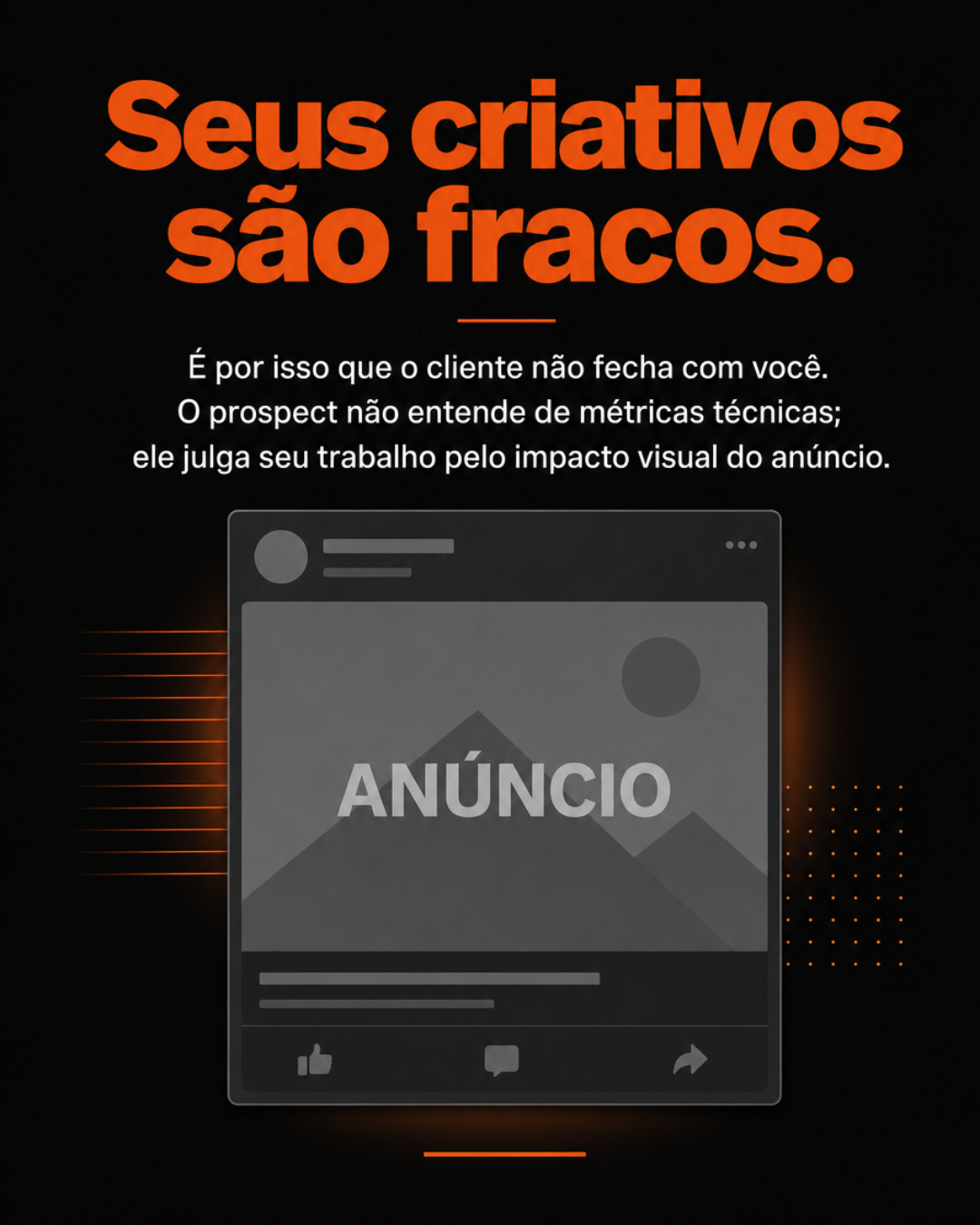 Slide 1 de um carrossel criado no HookFy