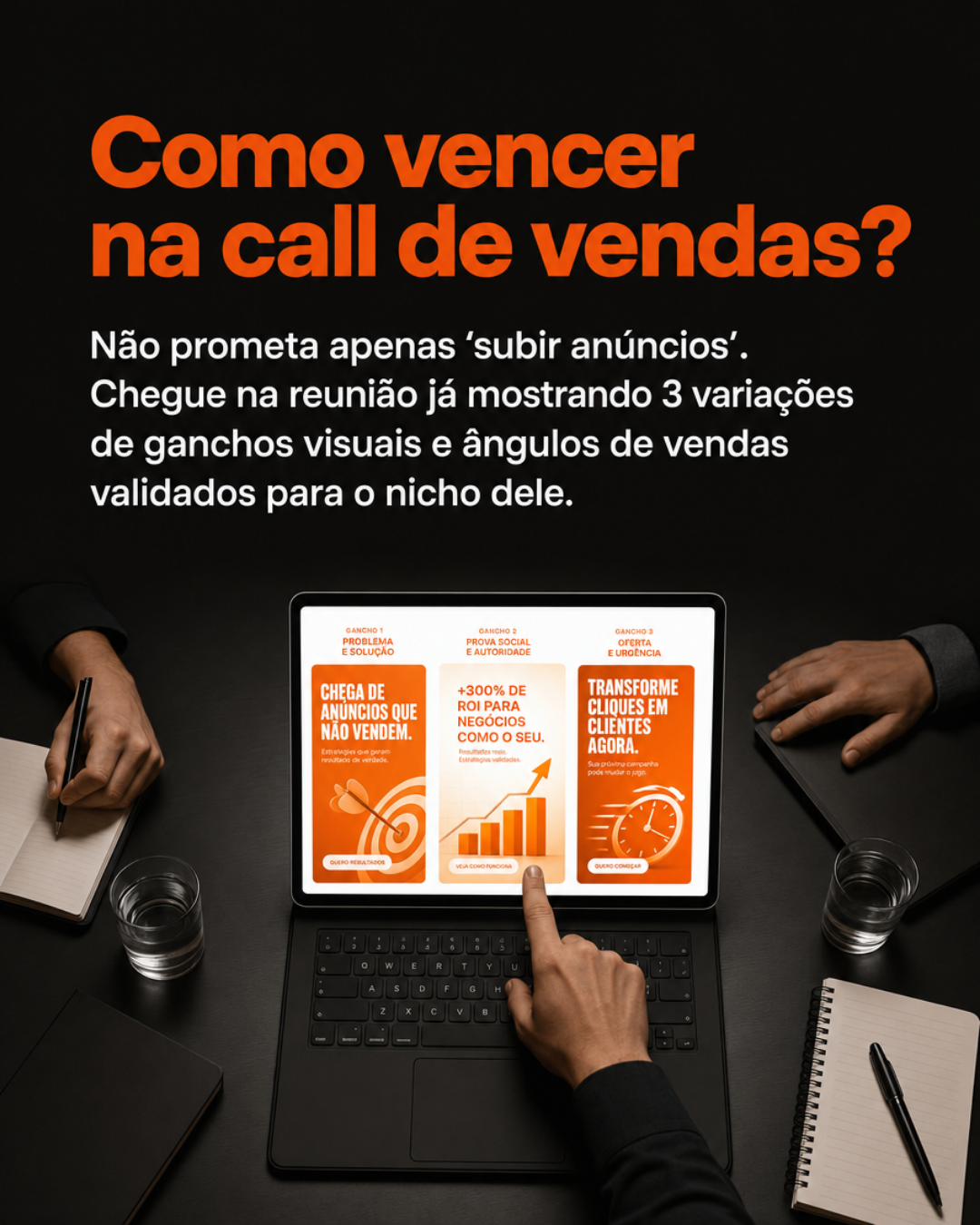 Slide 3 de um carrossel criado no HookFy